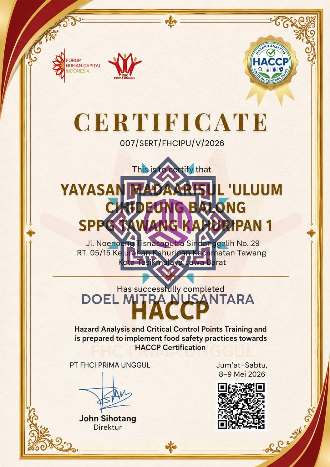 HACCP SPPG TAWANG KAHURIPAN 1