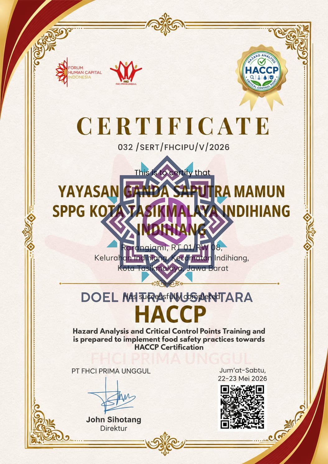 SPPG KOTA TASIKMALAYA INDIHIANG INDIHIANG